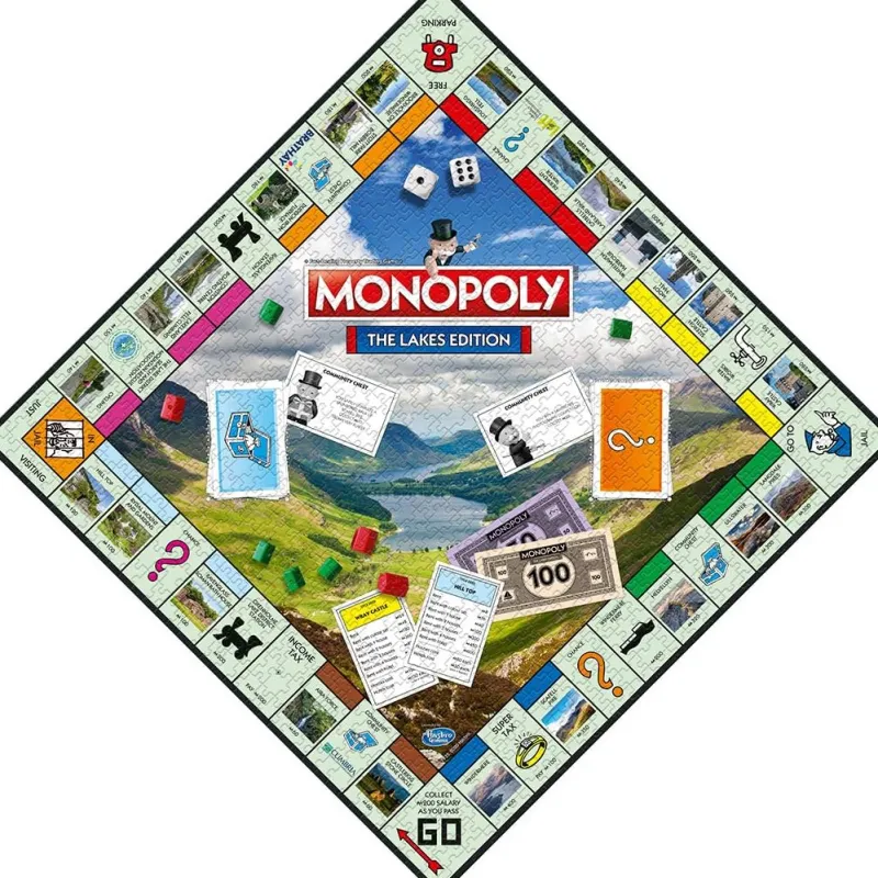 Winning Moves The Lakes Monopoly - 1000 Piece Jigsaw Puzzle Fashion