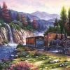 Art Puzzle Travelling by Train 1000 piece jigsaw puzzle Fashion