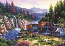 Art Puzzle Travelling by Train 1000 piece jigsaw puzzle Fashion