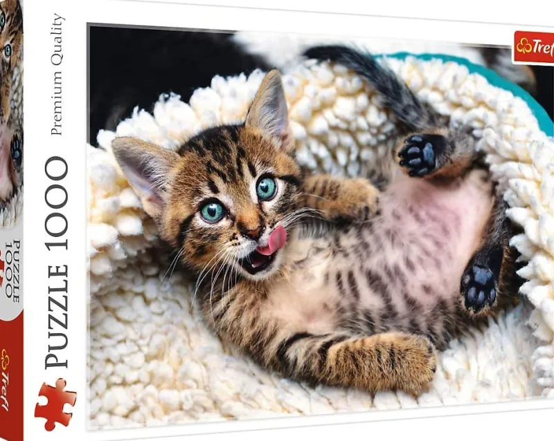 Trefl - Cheerful Kitten - 1000 piece jigsaw puzzle Discount