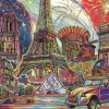 Trefl - Colours of Paris - 1000 piece jigsaw puzzle New