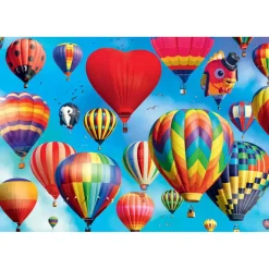 Trefl - Crazy Shapes - Colourful Balloons - 600 Piece Jigsaw Puzzle Best