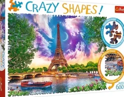 Trefl - Crazy Shapes - Sky Over Paris - 600 Piece Jigsaw Puzzle Outlet