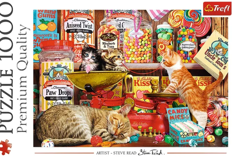 Trefl - Cute Cats - 1000 Piece Jigsaw Puzzle New