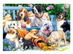 Trefl 10556 Dogs in the Garden - 1000 Piece Jigsaw Puzzle Best