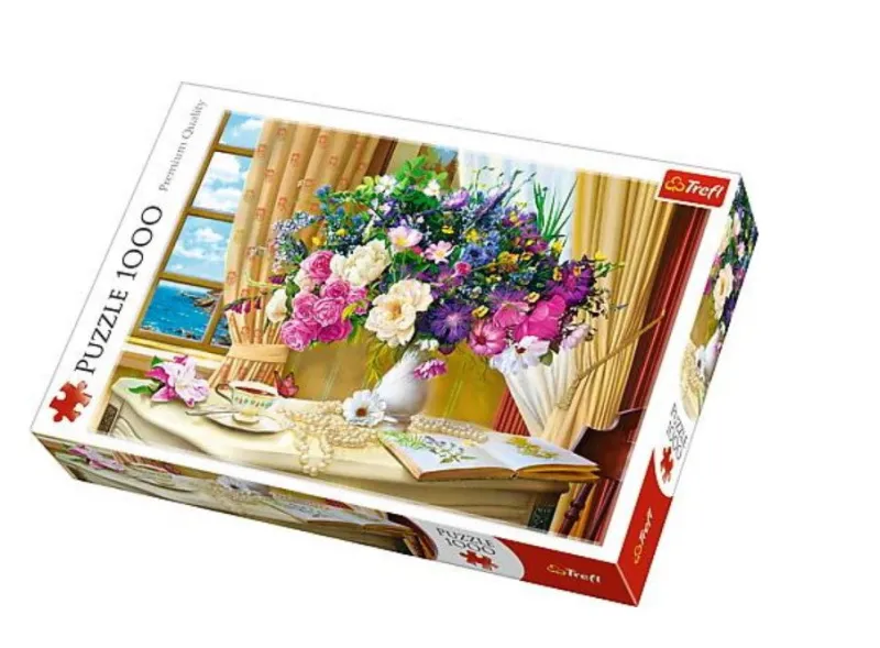 Trefl - Flowers in the Morning - 1000 Piece Jigsaw Puzzle New
