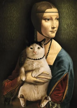 Trefl - Lady with a Cat - 1000 Piece Jigsaw Puzzle Discount