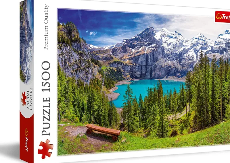 Trefl - Lake Oeschinen, Switzerland - 1500 Piece Jigsaw Puzzle Clearance