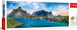 Trefl - Lofoten Archipelago, Norway - 500 Piece Panoramic Jigsaw Puzzle New