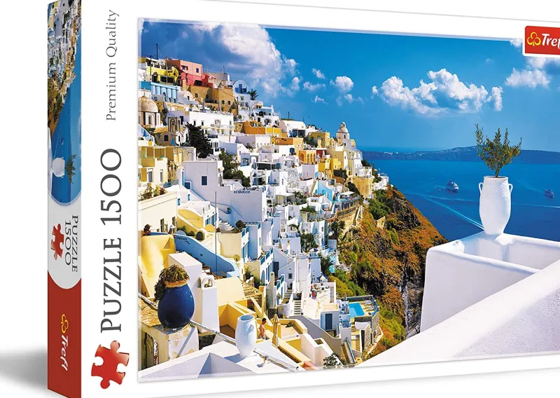 Trefl - Santorini, Greece - 1500 Piece Jigsaw Puzzle Hot