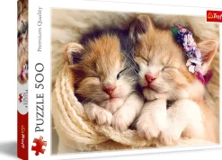 Trefl - Sleeping Kittens - 500 Piece Jigsaw Puzzle Best