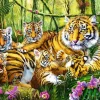 Trefl - The Tiger Family - 500 piece jigsaw puzzle Fashion