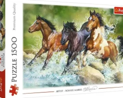 Trefl - Three Wild Horses - 1500 Piece Jigsaw Puzzle Hot