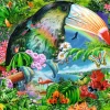 Trefl - Tropical Animals - 1040 Piece Spiral Jigsaw Puzzle New