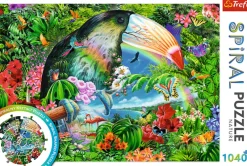 Trefl - Tropical Animals - 1040 Piece Spiral Jigsaw Puzzle New