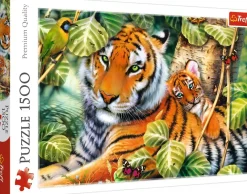 Trefl - Two Tigers - 1500 Piece Jigsaw Puzzle Online