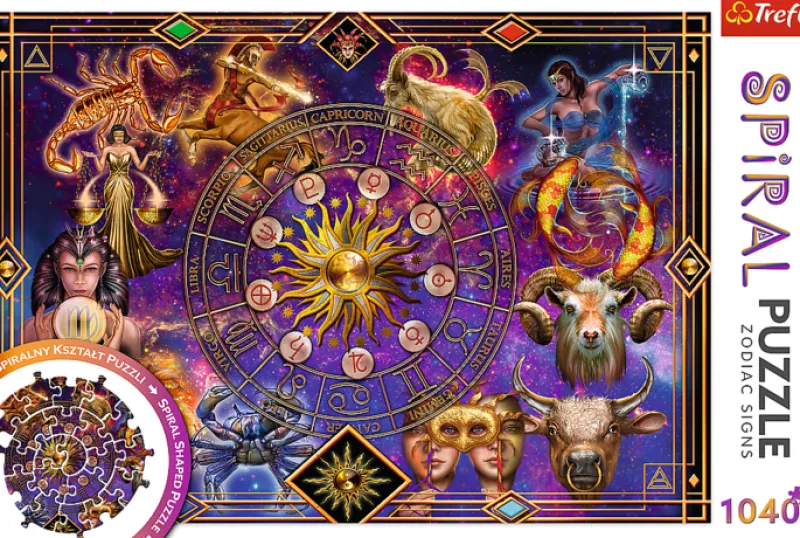 Trefl - Zodiac Signs - 1040 Piece Spiral Jigsaw Puzzle Discount