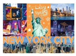 Trefl Neon Color Line - New York City 1000 piece jigsaw puzzle Sale