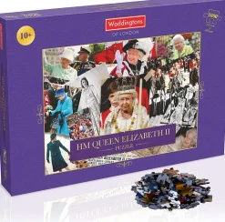 Waddingtons - HM Queen Elizabeth II Montage - 1000 Piece Jigsaw Puzzle New