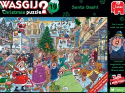 Wasgij - Christmas 19 Santa Dash - 1000 Piece Jigsaw Puzzles Best