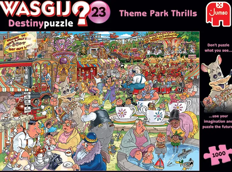 Wasgij - Destiny 23 - Theme Park - 1000 Piece Jigsaw Puzzle Hot