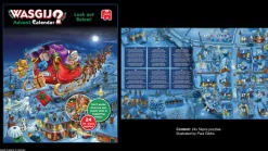 Wasgij Advent Calendar - Look out Below! - 24 x 54 Piece Jigsaw Puzzles New