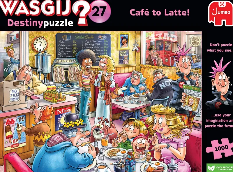 Wasgij Destiny 27 - Café to Latte - 1000 Piece Jigsaw Puzzle Best