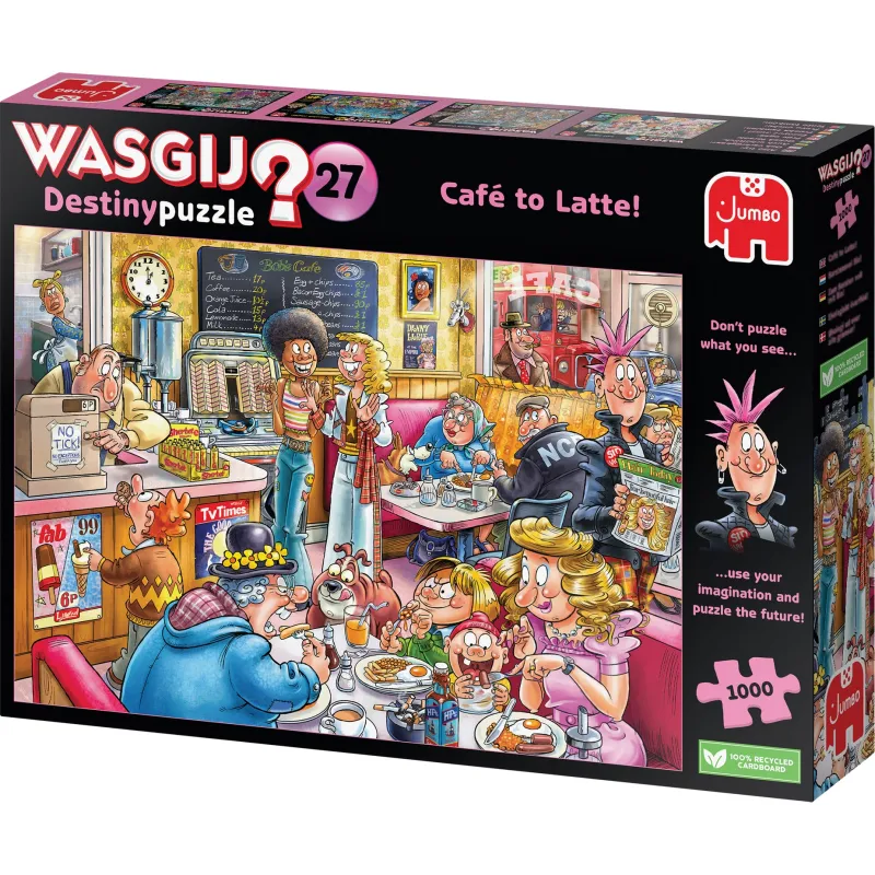 Wasgij Destiny 27 - Café to Latte - 1000 Piece Jigsaw Puzzle Best