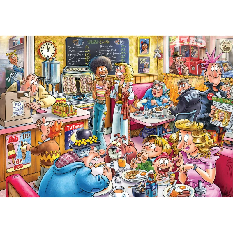 Wasgij Destiny 27 - Café to Latte - 1000 Piece Jigsaw Puzzle Best