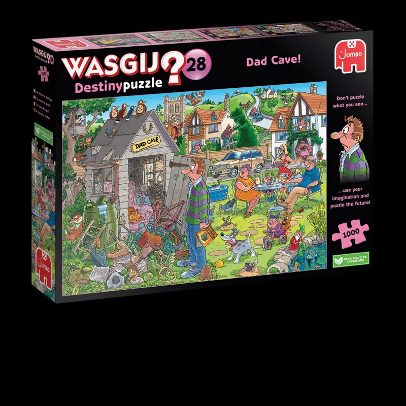 Wasgij Destiny 28 - Dad Cave - 1000 Piece Jigsaw Puzzle Fashion