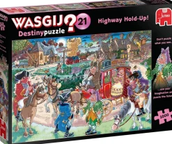 Wasgij Destiny 21 - Highway Holdup - 1000 Piece Jigsaw Puzzle Hot