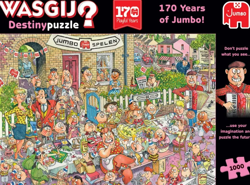 Wasgij Destiny - 170 Years of Jumbo - 1000 Piece Jigsaw Puzzle Fashion
