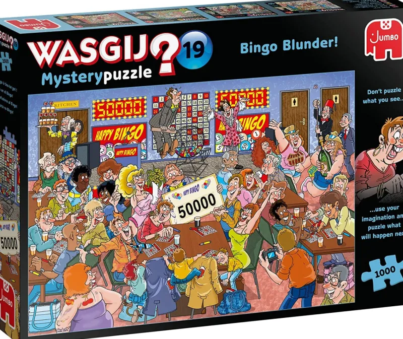 Wasgij Mystery 19 - Bingo Blunder! - 1000 Piece Jigsaw Puzzle Discount