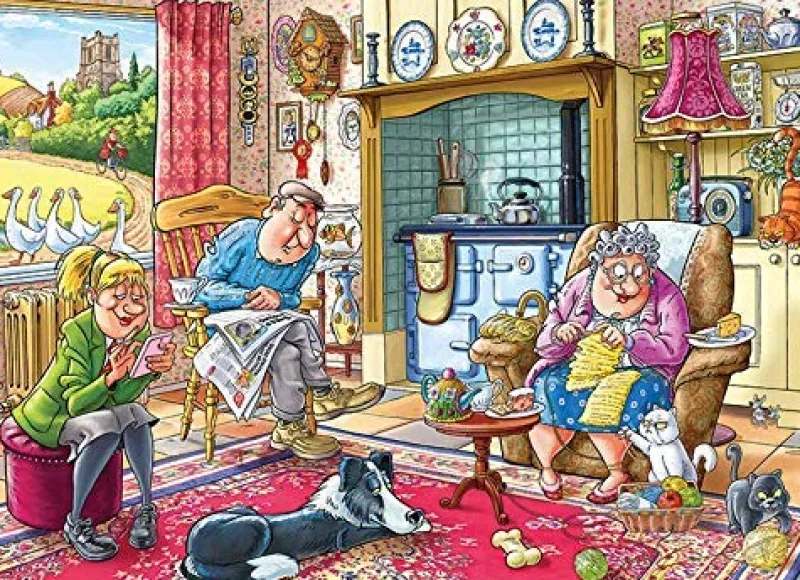 Wasgij Mystery 17 - Catching A Break - 1000 Piece Jigsaw Puzzle Hot