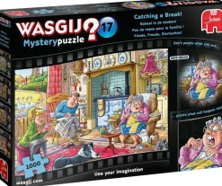 Wasgij Mystery 17 - Catching A Break - 1000 Piece Jigsaw Puzzle Hot