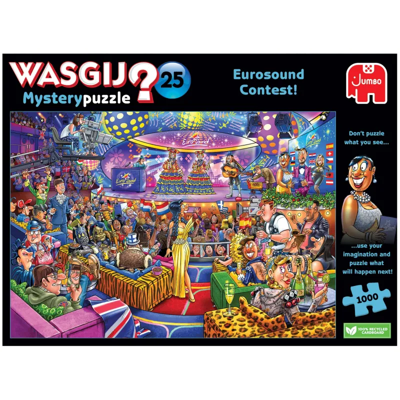 Wasgij Mystery 25 - Eurosound Contest! - 1000 Piece Jigsaw Puzzle New