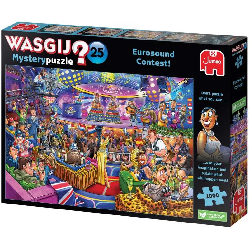 Wasgij Mystery 25 - Eurosound Contest! - 1000 Piece Jigsaw Puzzle New