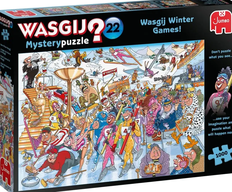 Wasgij Mystery 22 - Winter Games - 1000 Piece Jigsaw Puzzle Sale