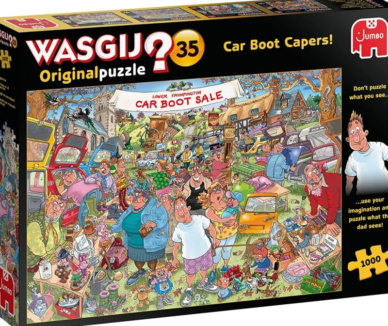 Wasgij Original 35 - Car Boot Capers - 1000 Piece Jigsaw Puzzle Hot