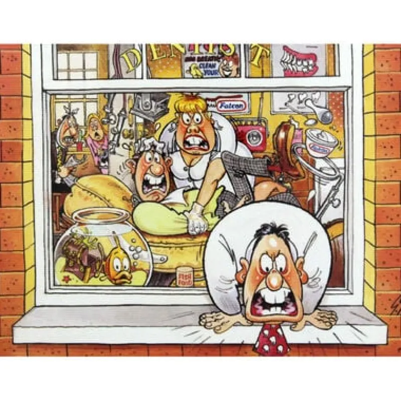 Wasgij Original 4 - Open Wide - 150 Piece Jigsaw Puzzle Sale