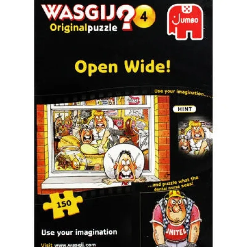 Wasgij Original 4 - Open Wide - 150 Piece Jigsaw Puzzle Sale