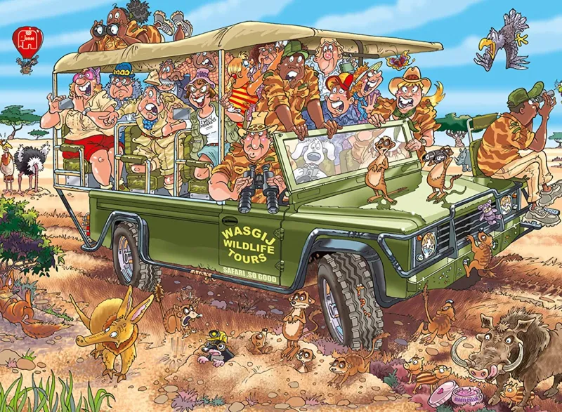 Wasgij Original 31 - Safari Surprise - 1000 Piece Jigsaw Puzzle Sale