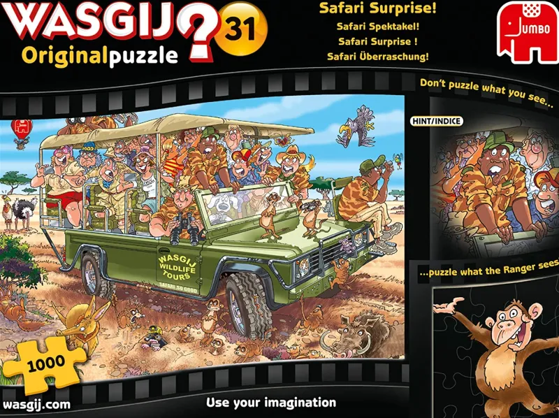 Wasgij Original 31 - Safari Surprise - 1000 Piece Jigsaw Puzzle Sale