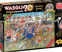 Wasgij Original 40 - 25th Anniversary - The Garden Party - 2 x1000 Piece Jigsaw Puzzle Clearance