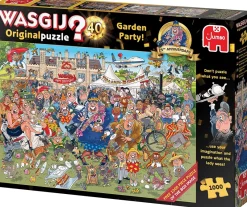 Wasgij Original 40 - 25th Anniversary - The Garden Party - 2 x1000 Piece Jigsaw Puzzle Clearance