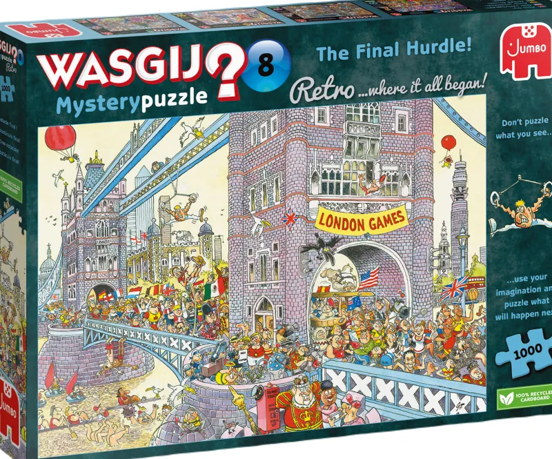 Wasgij Retro - Mystery 8 - The Final Hurdle - 1000 Piece Jigsaw Puzzles Best