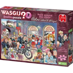 Wasgij Retro Destiny 7 - Rock around the Clock! - 1000 Piece Jigsaw Puzzle New