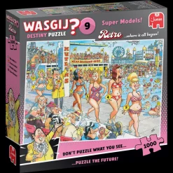 Wasgij Retro Destiny 9 - Super Models - 1000 Piece Jigsaw Puzzle Best