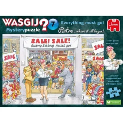 Wasgij Retro Mystery 7 - Everything Must Go! - 1000 Piece Jigsaw Puzzle New