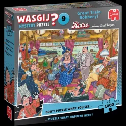 Wasgij Retro Mystery 9 - Great Train Robbery - 1000 Piece Jigsaw Puzzle Best